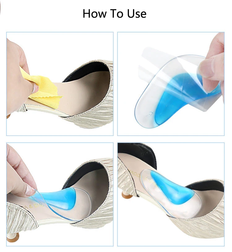 Sunvo Silicone Gel Children Orthotics Insoles for Kids Baby Flatfoot Orthopedic Corrector Arch Support Cushion Shoes Pads Sole