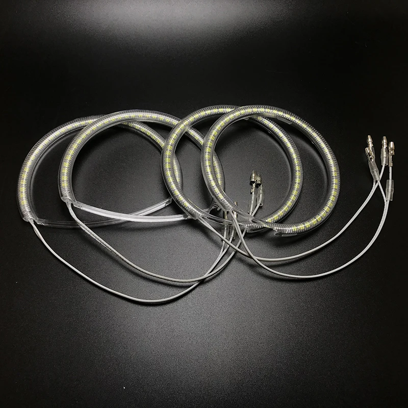 Ультра яркие красные/зеленые/Белый светодиодный глаза ангела halo Кольцо Комплект