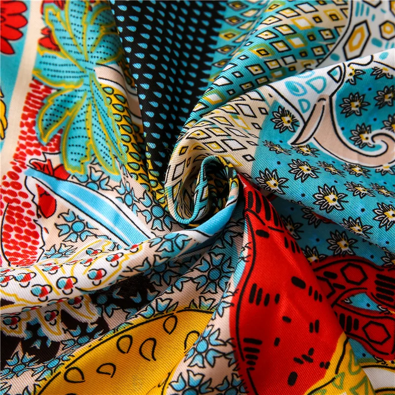

2020 fashion Autumn and winter classical Print blanket scarf women's cotton material scarf Lady beach Cotton shawl hijab scarf