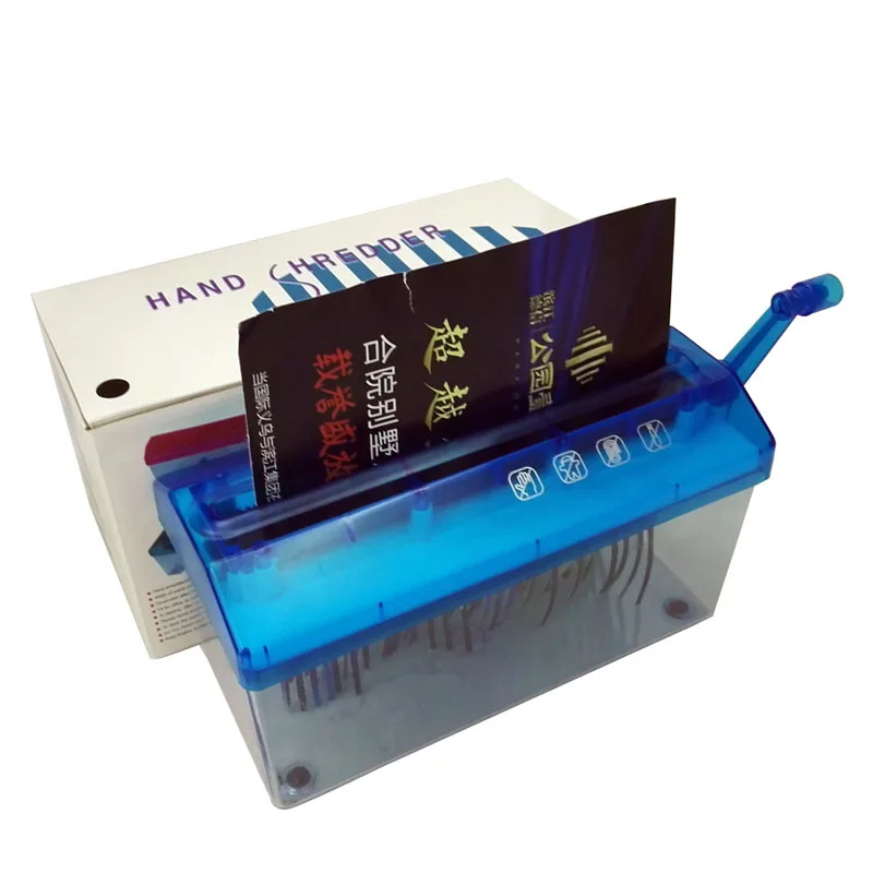 Ручной измельчитель бумаги A4 9 &quot ручной файл для документов работы прямая