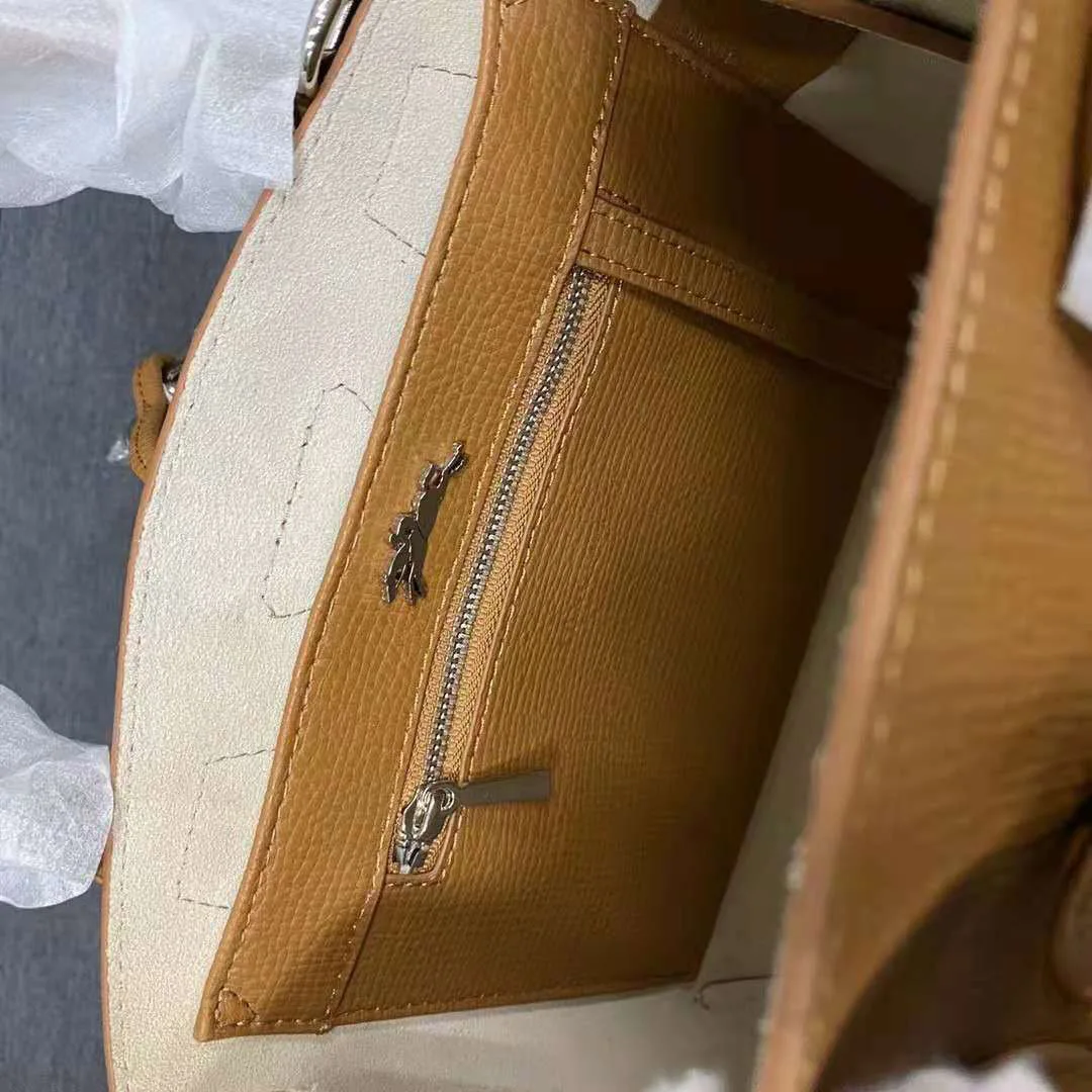 

2021 summer new longchamp designer design ladies leather shoulder bag handbag messenger bag Bigger bag