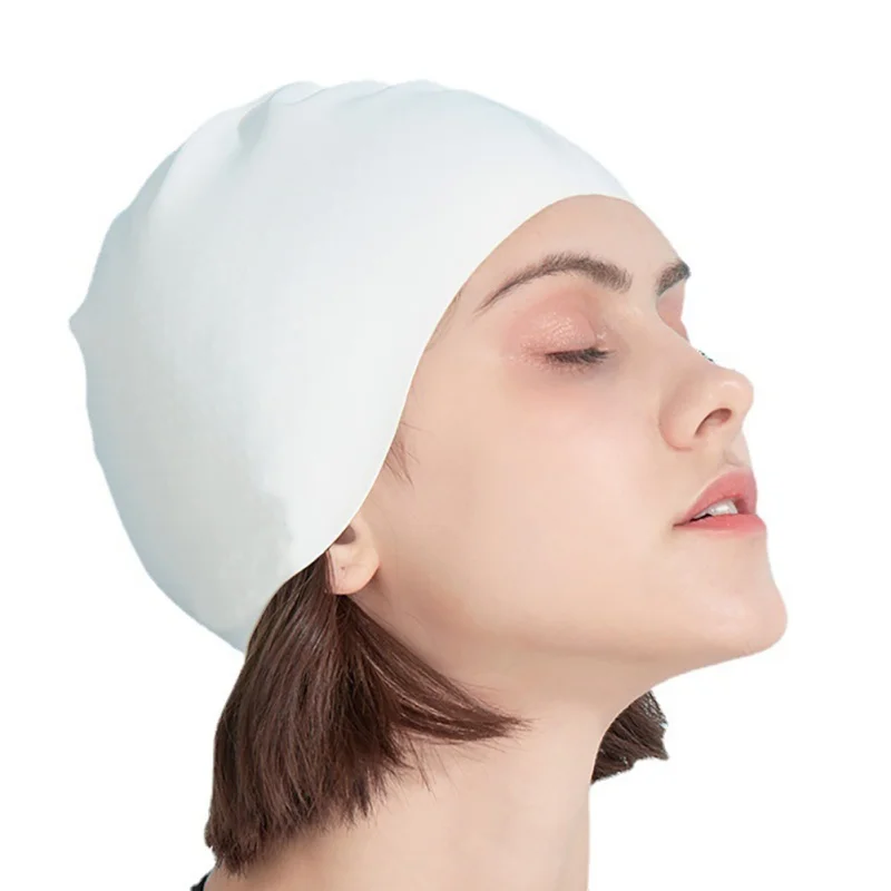 

Silicone Swimming Cap Summer Men Women Protect Teens Surfing Hat Sportswear Waterproof Petal Swim Pool Caps