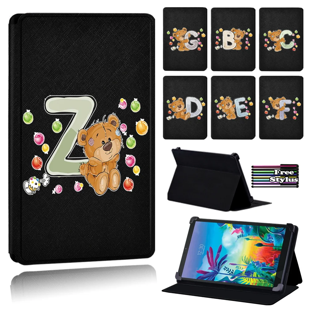 

For LG G Pad 5 10.1 Fhd/ LG G Pad 8.3 V500 Universal Tablet Case Cover Case + Free Stylus