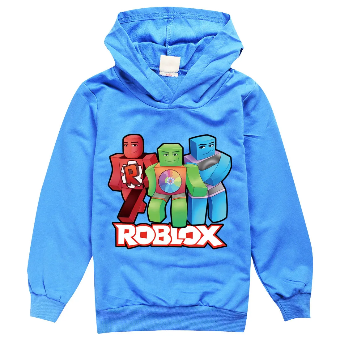 Демисезонные детские толстовки Robloxing для мальчиков Детская футболка с длинным