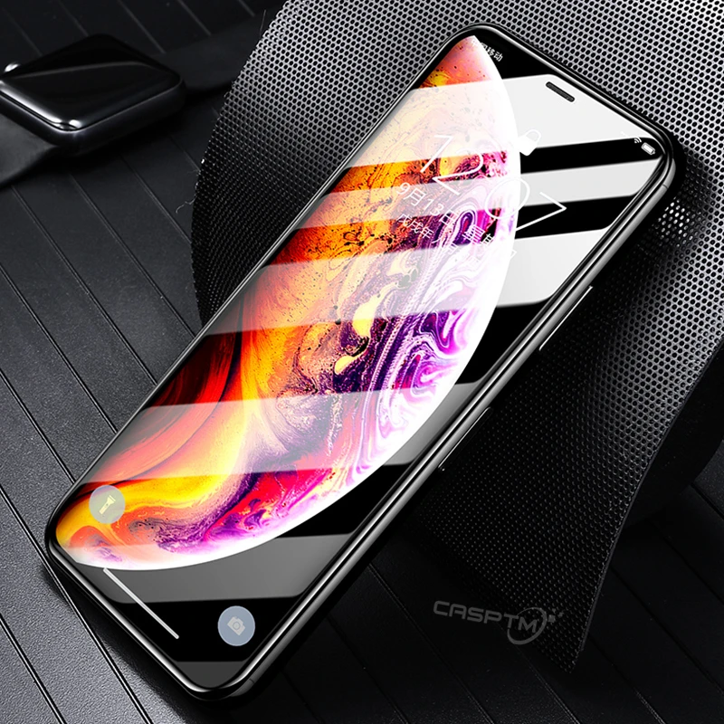 

CASPTM 2.5D Screen Protector For iPhone XS Max XR X 10 Full Cover 9H Tempered Glass Protective Glass Film For iPhone XS