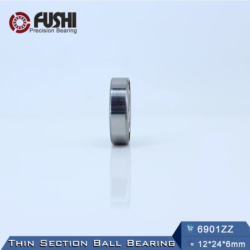 6901ZZ подшипник ABEC-5 (10 шт.) 12*24*6 мм метрический тонкий раздел 6901Z шарикоподшипники 6901