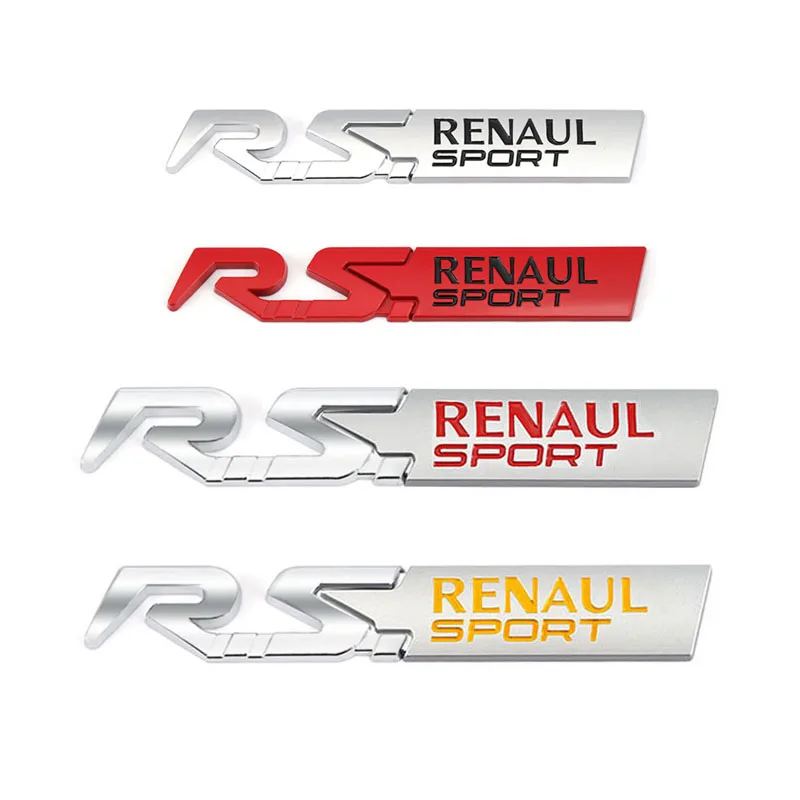 Автомобильная наклейка RS с спортивной эмблемой для Renault Clio Scenic Logan Megane Koleos Sandero