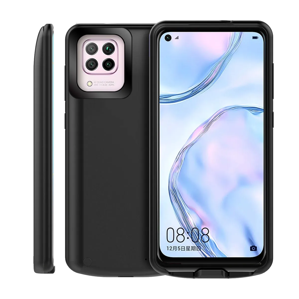 Для huawei Nova 6 SE Honor V30 Pro 6500 мАч чехол для зарядного устройства расширенный