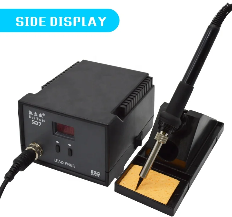 

Kailiwei 937 Antistatic Soldering Station LED Intelligent Temperature Control Suitable For Electronic Motherboard Repair Tools