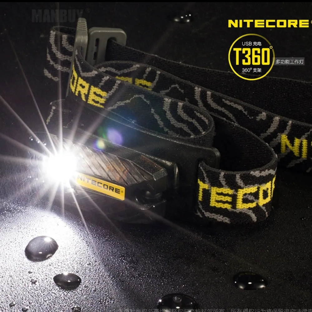 2019 оптовая продажа NITECORE T360 USB Перезаряжаемый налобный фонарь