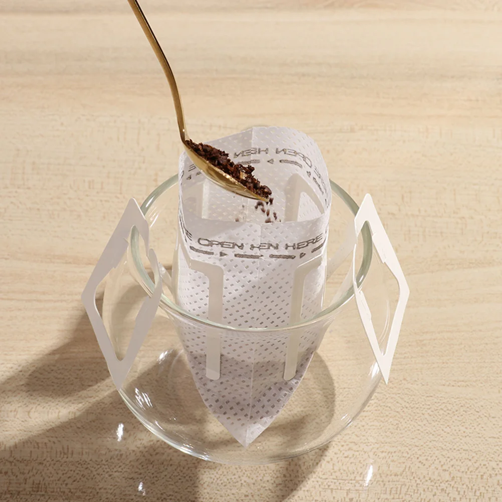 

50pcs Drip Coffee Filter Bag Portable Hanging Ear Coffee Tea Filters Paper