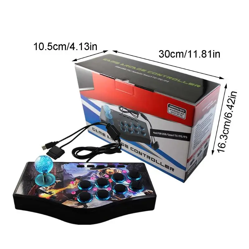 

Wired Tilting Game Controller USB Joystick Gamepad for PS3 / PC Play Street Feeling Joypad