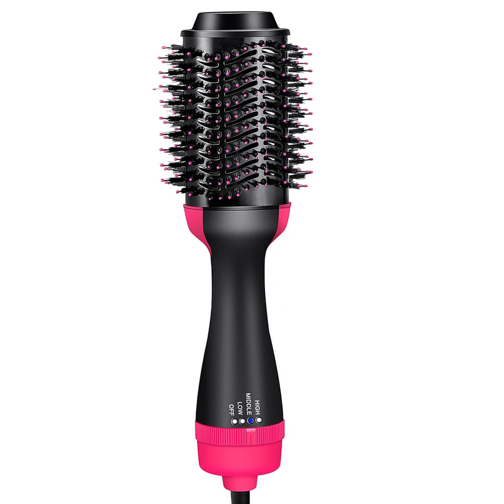 

Hair Dryers One Step Hair Dryer Hot Air Brush Hair Straightener & Curling Iron Straight Machine Women Beauty Device Blow Dryer
