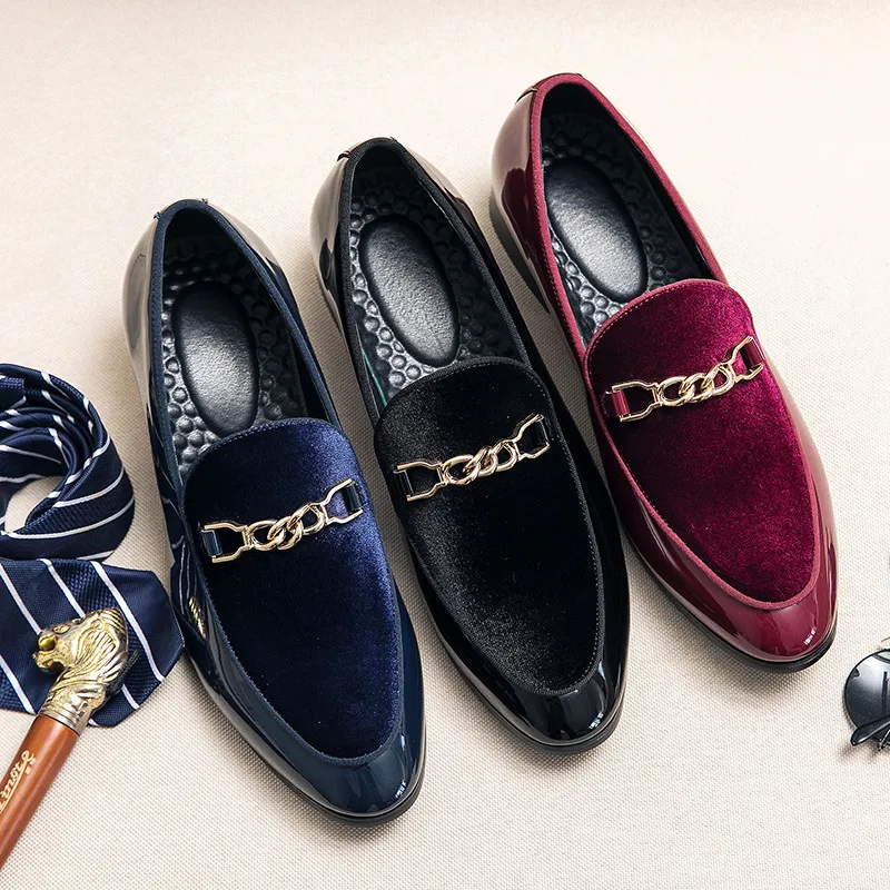 

Party Comfortable Handmade Formal Shoes Brand Slippers Wear-resistant Office Business Designer Men's Men Casual For Oxford