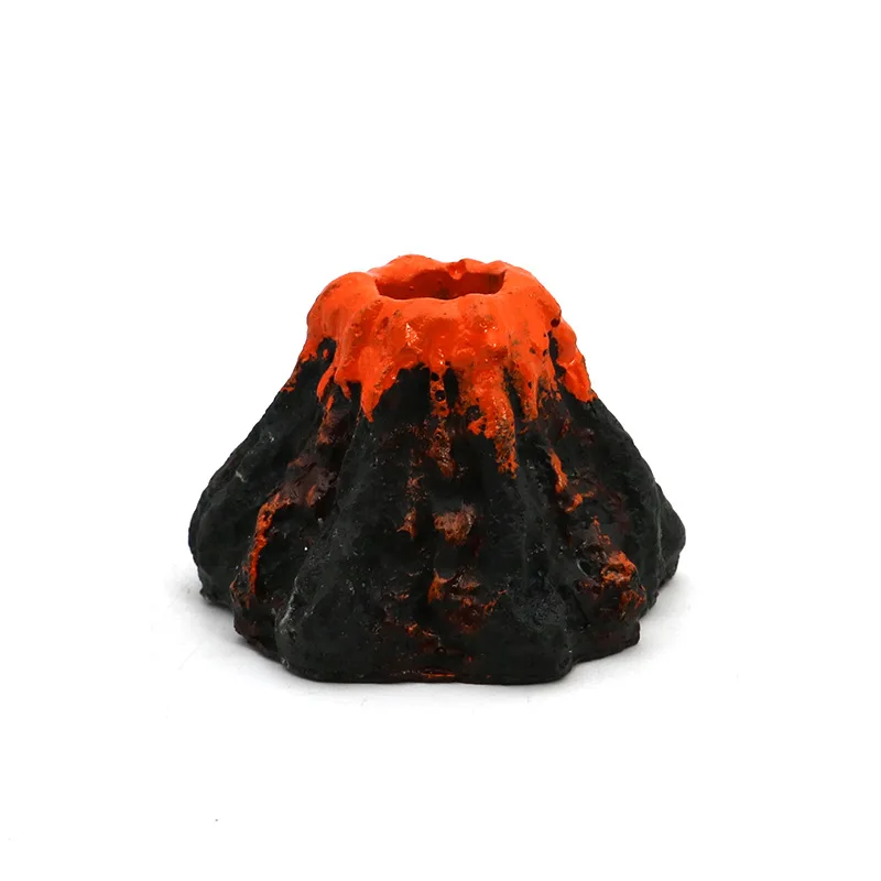 

Volcanic Simulation Resin Micro Landscaping Crafts For Fish Tank Hiding House Toys Kids Pets Decoration DIY Rock Action Figure
