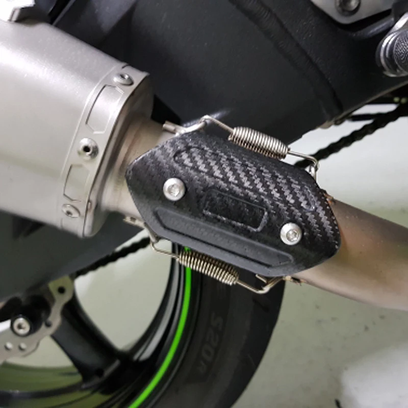 Защитный глушитель из углеродного волокна для мотоциклов benelli trk50suzuki ltr 450 husqvarna