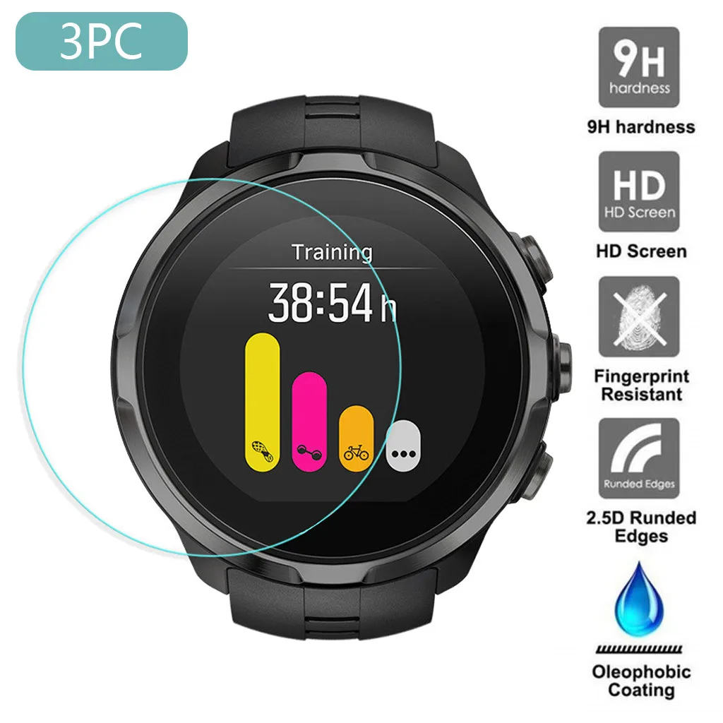 5/3/1 шт. для смарт-часов SUUNTO 9 9H прозрачная ультра-пленка закаленное стекло Защита