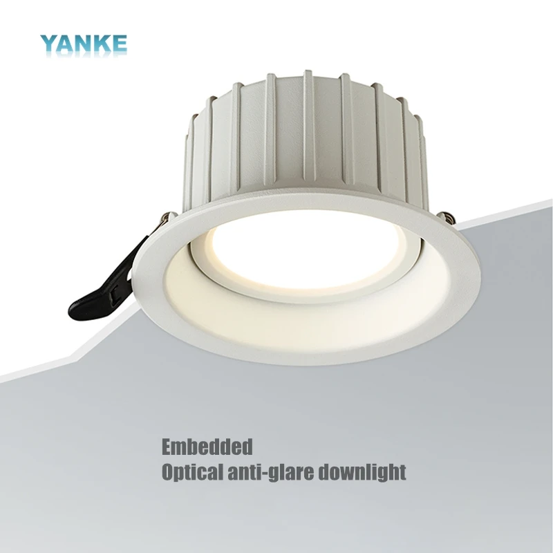 

LED downlight embedded AC86V~265V household ceiling light 7W Nordic living room dining room anti-glare cob hole light