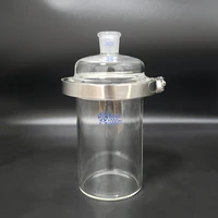 single layer cylindrical flat bottom open reactor bottle 1000ml100mm150mm flangeiron clipcover with single ground mouth 2429