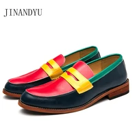 size 38 48 man loafer leather casual shoes fashion personalized quality nightclub oxford shoes mens driving shoes zapato cuero