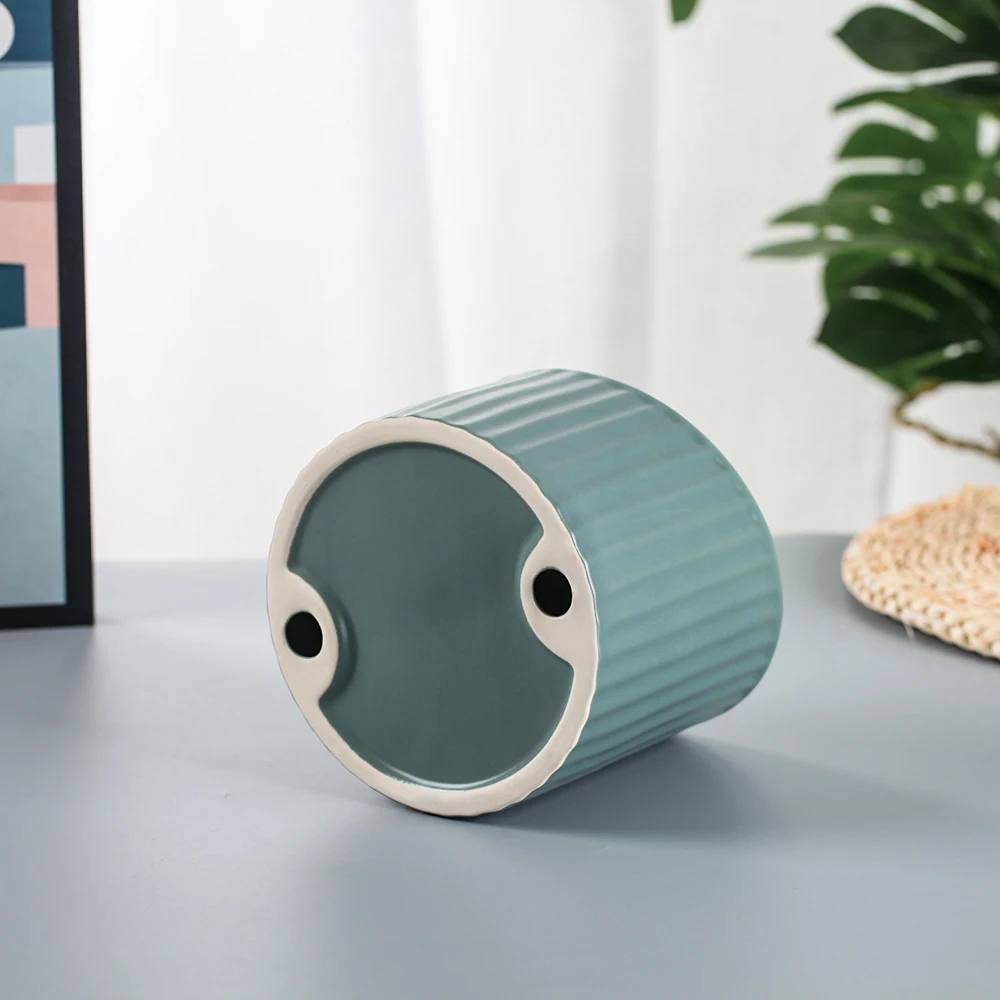 Керамическая наклонная повышенная миска для кошек и собак воды с приподнятым