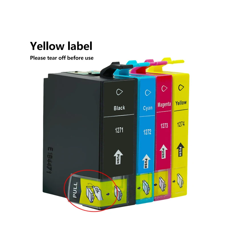 Совместимость для Epson 127XL T1271 патрон чернил принтера рабочей силы 60 630 545 840 845 WF 3520