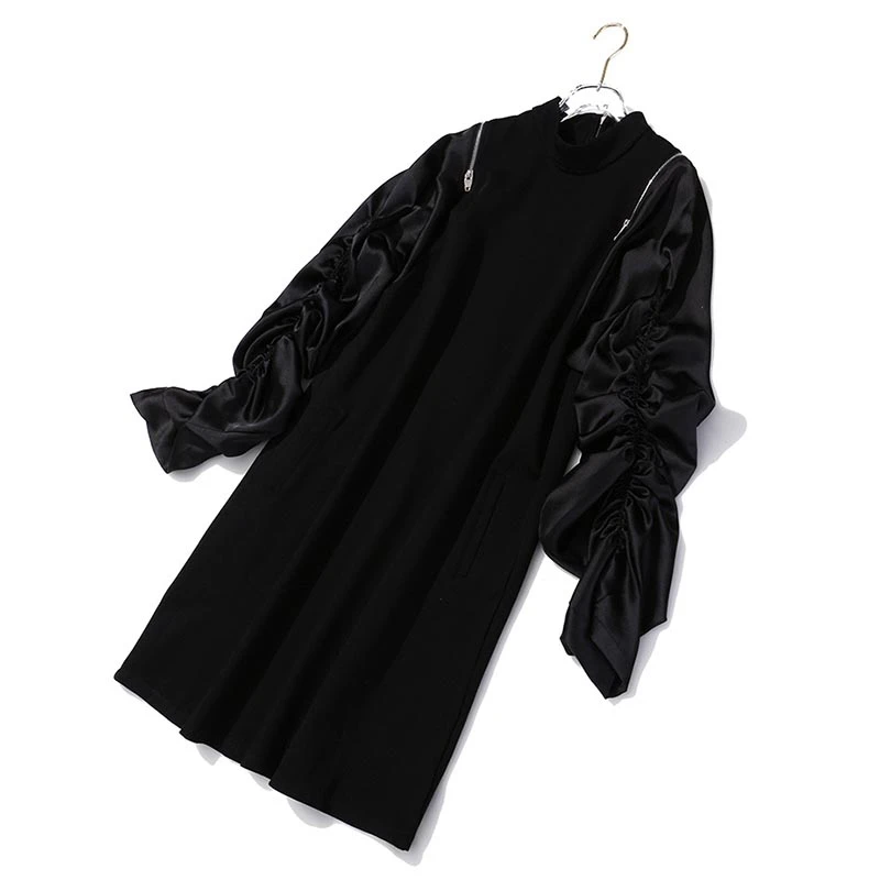 Женское платье с круглым вырезом TWOTWINSTYLE повседневное свободное длинными