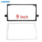 LEEWA автомобильная аудиосистема 9 дюймов Большой экран Рамка адаптер для Toyota Prius 2Din DVD плеер приборная панель рамка Комплект # CA6596