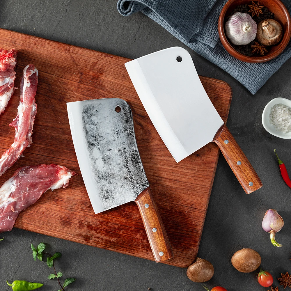 

7.5 Inch Chopping Knives Handmade Forged Chef Knife 5Cr15Mov Steel Kitchen Knife Cleaver Knife Professional Butcher Knife