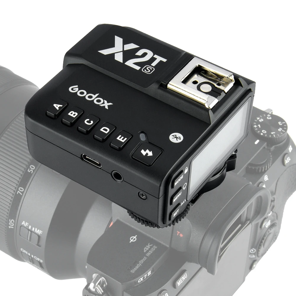 

Original Godox X2T-S TTL 1/8000s 2.4G Wireless Trigger Transmitter for Sony Cameras and Godox TT350S V860II-S TT685-S V350S V1S