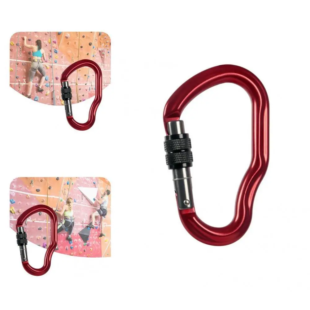 

Climbing Carabiner Versatile Locking Carabiner Clip Sturdy No Deformation Useful Anti-oxidation Outdoor Climbing Carabiner