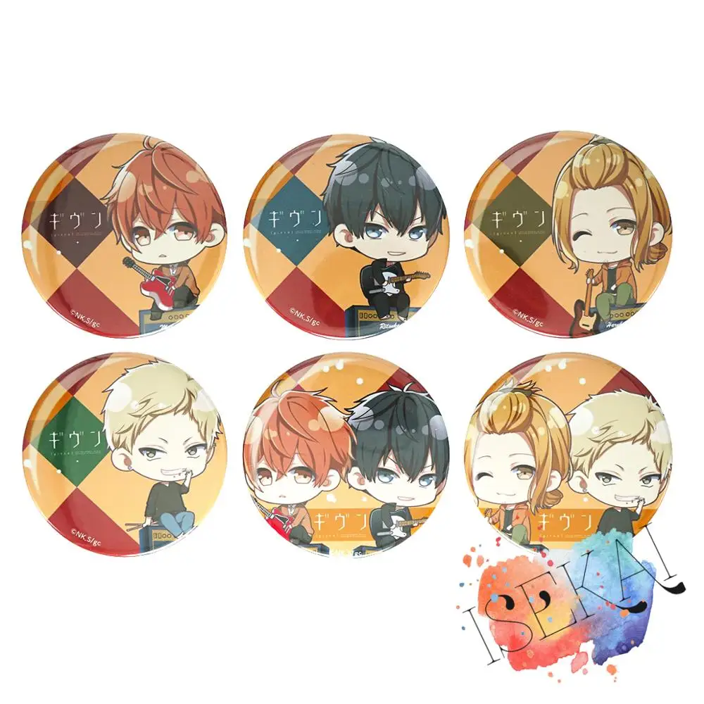 Данный значок аниме Mafuyu Sato Ritsuka Uenoyama Haruki Nakayama Akihiko Kaji Play Music Ver металлический брошь