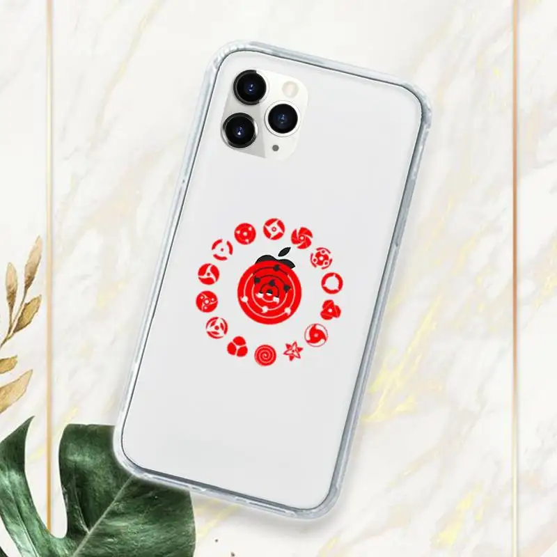 

Naruto logo sign Phone Case Transparent for iPhone 11 12 mini pro XS MAX 7 8 6 6S Plus X 5S SE 2020 XR