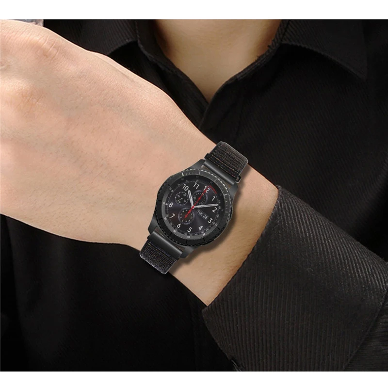 Gear s3 22 мм ремешок для samsung galaxy watch 46 мм 42 мм ремешок для часов gear s2 20 мм спортивный нейлоновый amazfit gtr huawei аксессуары для часов