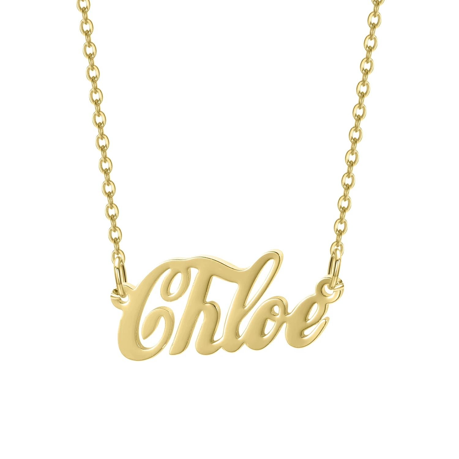 MYDIY 925 Silver Fashion Custom NameNecklaces Personalized Jewelry Custom Names Necklace for Women Jewelry Gifts