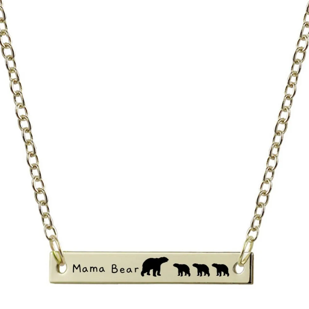 Новое персонализированное ожерелье с пустой панелью изысканная Золотая