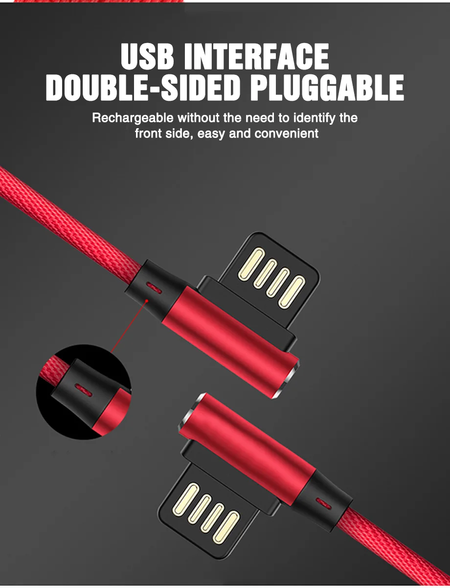 3а Быстрая зарядка Micro USB кабель 90 градусов строка данных для samsung S8 S9 Android Заряженная линия для Xiaomi huawei кабель мобильного телефона