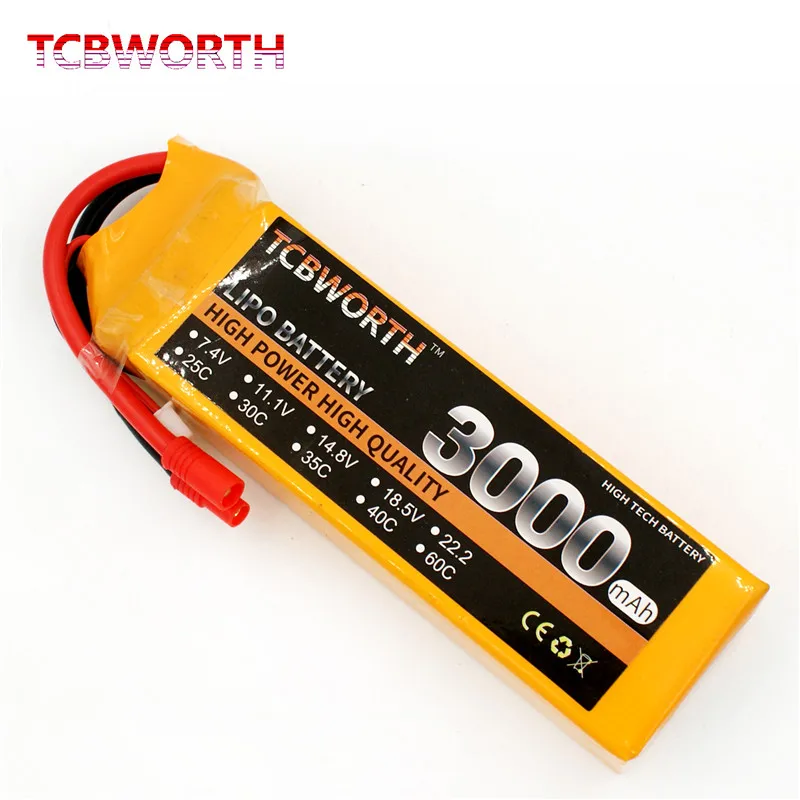 TCBWORTH 6S 22 2 V 3000 мА/ч 60C Max 120C дрона с дистанционным управлением литий полимерный
