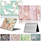 Чехол для ноутбука MacBook Air 13 A2337, чехол для MacBook Air 11Pro 1315 Pro 16 дюймов A2141, ультраустойчивый к царапинам, с принтом под мрамор