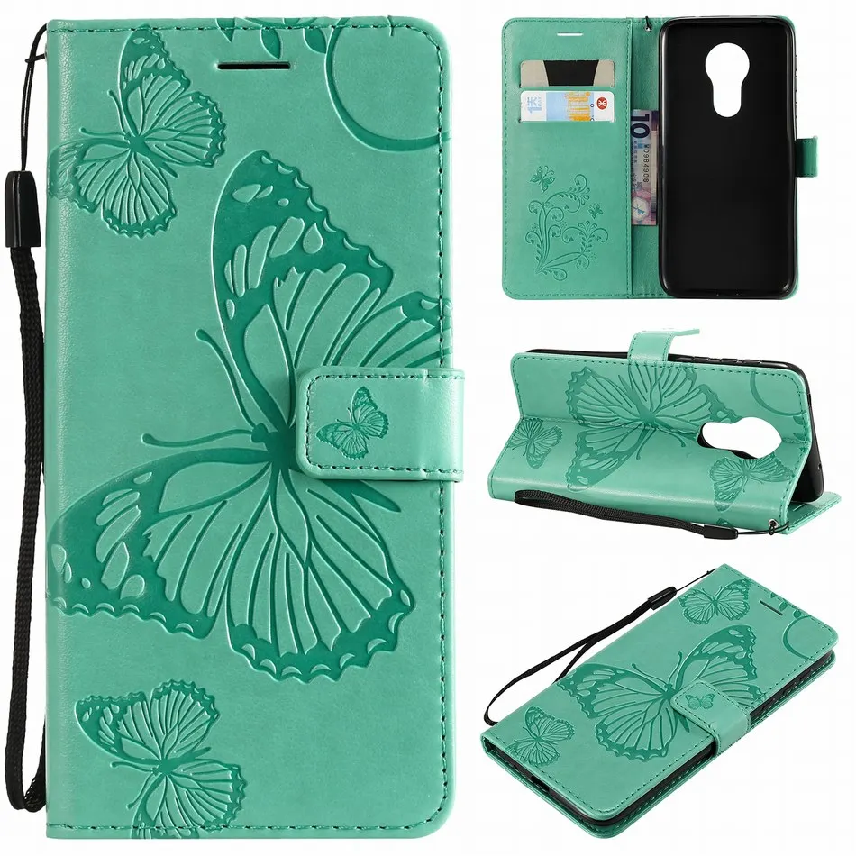 Чехол-книжка с бабочкой для Motorola Moto One power E5 E4 Plus G7 G6 G5S G5 G4 G2 C Z3 Z4 Play Z Force X style |