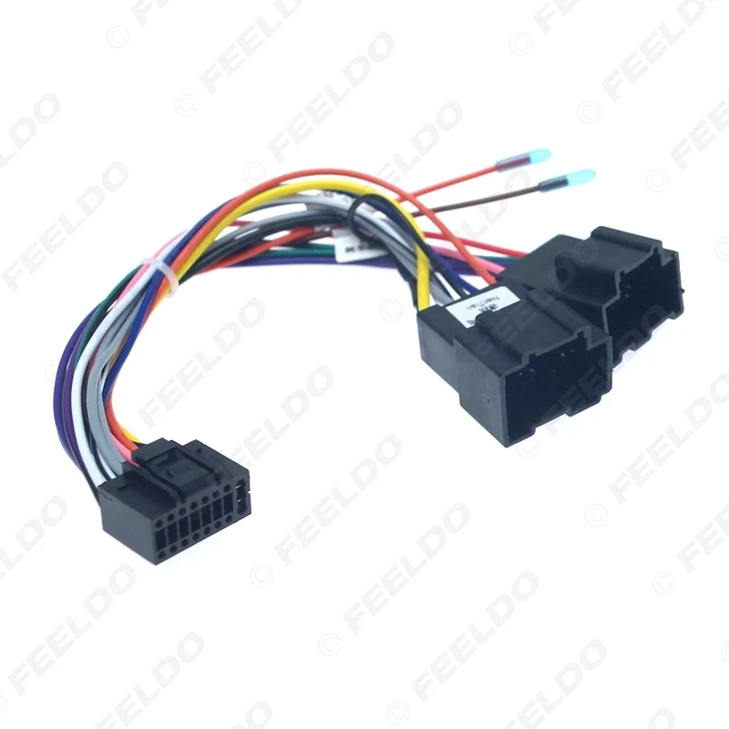 Кабель питания для автомобильного радио аудио 16-контактный DVD-плеер FEELDO 1 шт.