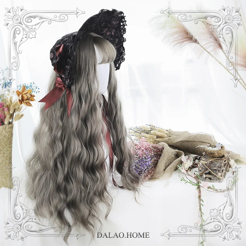 

High Quality Sen Department Soft Sister Lolita 70CM+Water Wave Curly Wigs Cosplay Costume Party