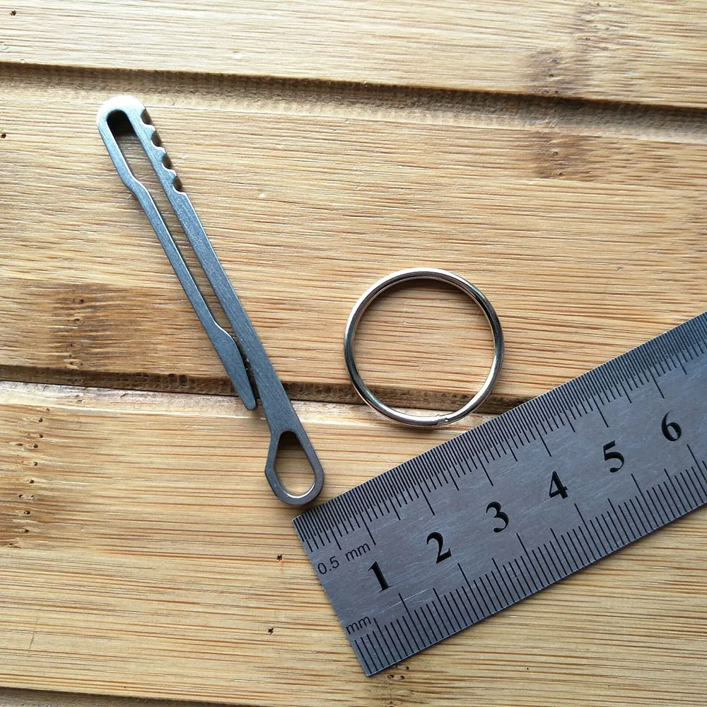 Новый сплав титановый Карабин брелок Крюк Клип Открытый Кемпинг Туризм EDC