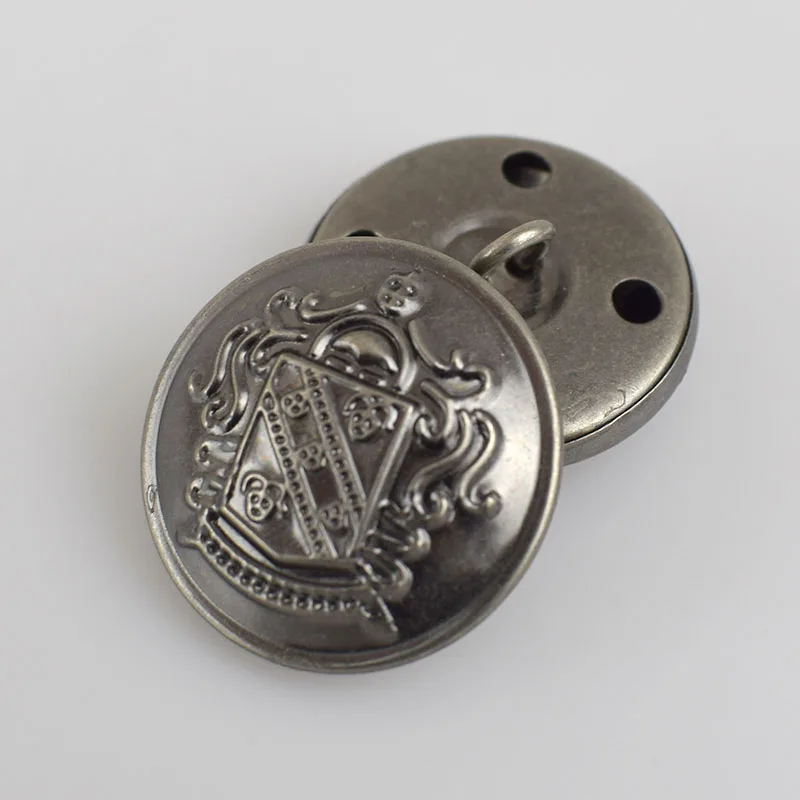 B3-13silver 30 шт. ретро металлические пуговицы античная латунь медь джинсовый пиджак пуговицы одежда декоративная пряжка кнопка швейные пуговицы B3-15 - Цвет: B3-13silver