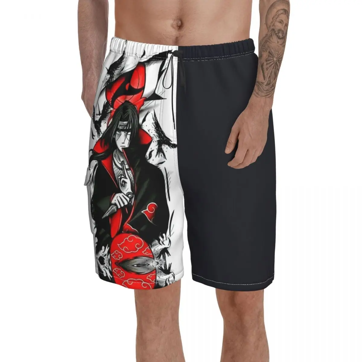 

Beach Breathable Quick Dry Funny Novelty Anime Manga Kawaii running Akatsuki (5) Hawaii Pants