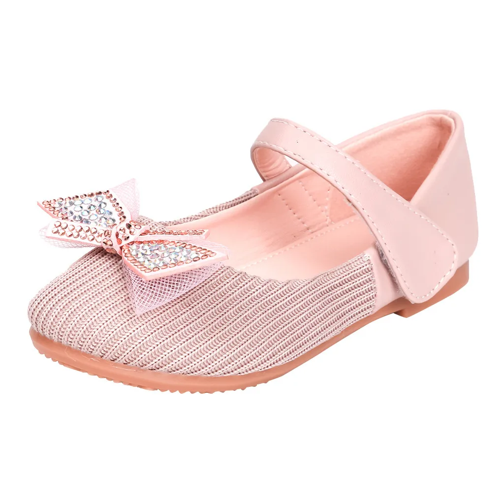 Сандалии для вечеринок Новинка обувь принцессы с бантом и жемчугом Весенняя