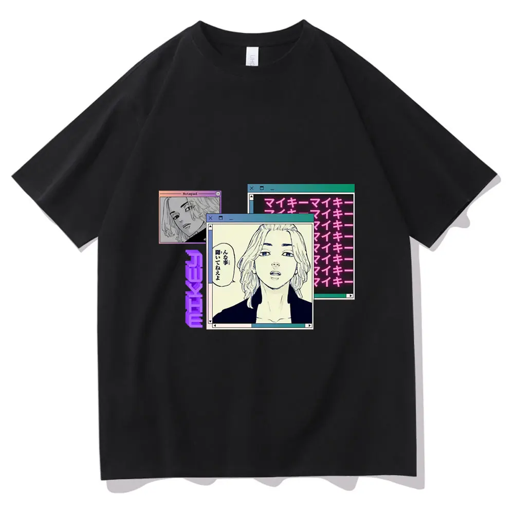 

Japan Manga Tshirt Fashion Original Anime Style Tee Tokyo Revengers Pattern Print T-shirt Men Women Shrink-proof Cotton T Shirts