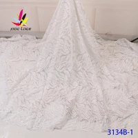 embroidery sequin lace fabric white sequence wedding party dress african nigeria french high quality 2020 best selling latest