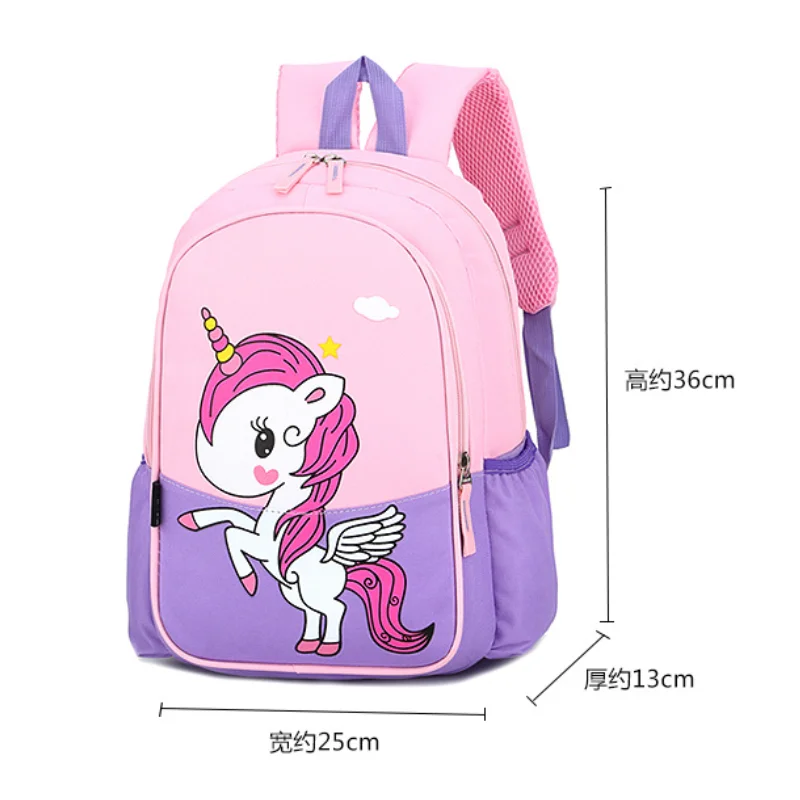 Girls Backpack Cartoon Unicorn Kids School Anime Backpack New Child School Bags for Teenage Waterproof Nylon Primary Girls Bags