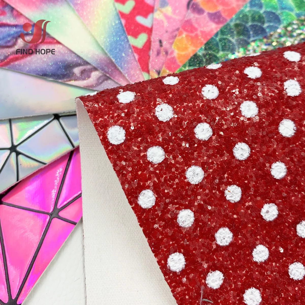 20 шт. оптовая продажа Изящные блестящие радужные виниловые ПУ искусственная кожа